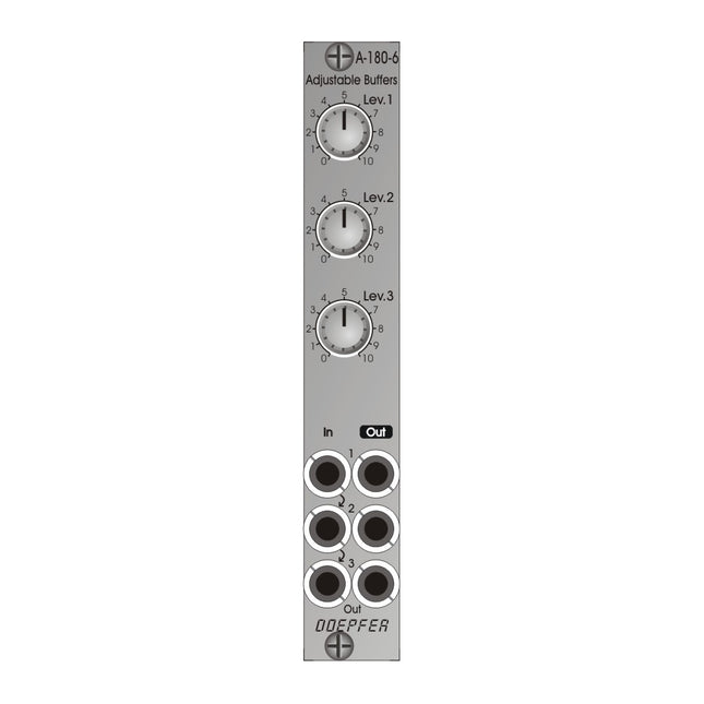 Doepfer - A-180-6 Triple Adjustable Buffer / Control Voltage Source