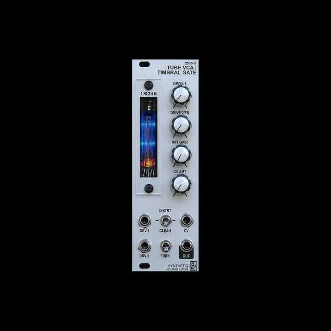 Synthetic Sound Labs Model 2530 - Tube VCA/Timbral Gate Silver