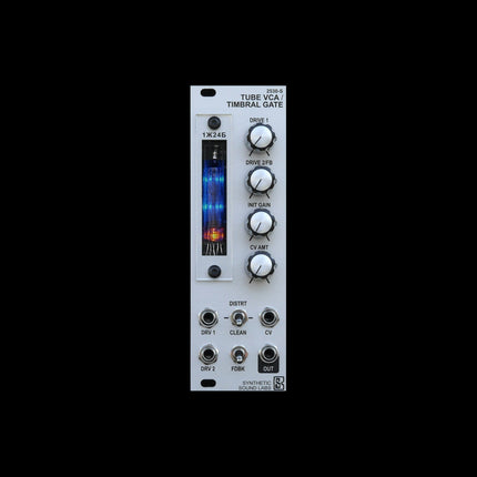 Synthetic Sound Labs Model 2530 - Tube VCA/Timbral Gate Silver
