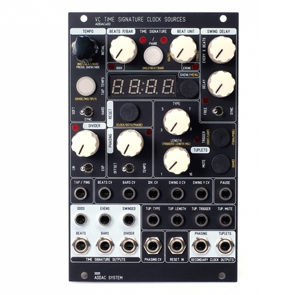 ADDAC System - ADDAC403 VC Time Signature Clock Sources