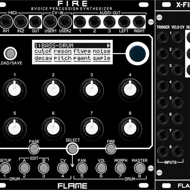 Flame - Fire Drum Synth Module