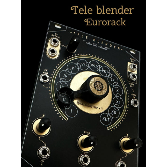 Front panel for Error Instruments Tele Blender for Eurorack modular synthesizers sold at Noisebug synth shop