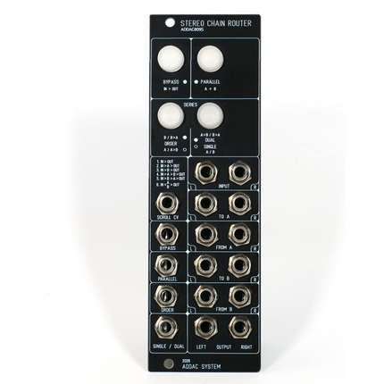 ADDAC System - ADDAC809S Stereo Chain Router