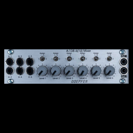 Doepfer A-138-6 1U Six Channel Mixer