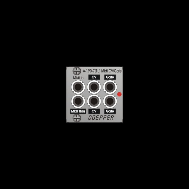 Doepfer - A-190-7 1U Micro Midi CV/Gate Interface