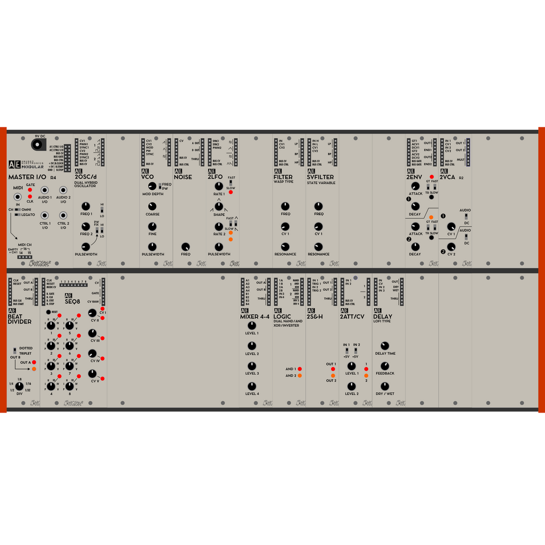 Tangible Waves - AE modular QUICKSWAP CASE 1-row – Noisebug