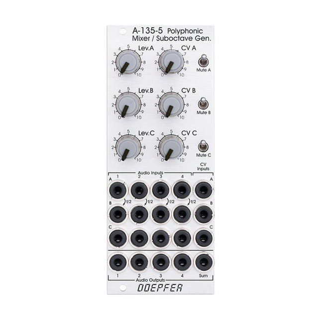 DOEPFER A-135-5 Polyphonic Voltage Controlled Mixer / Suboctave Generator