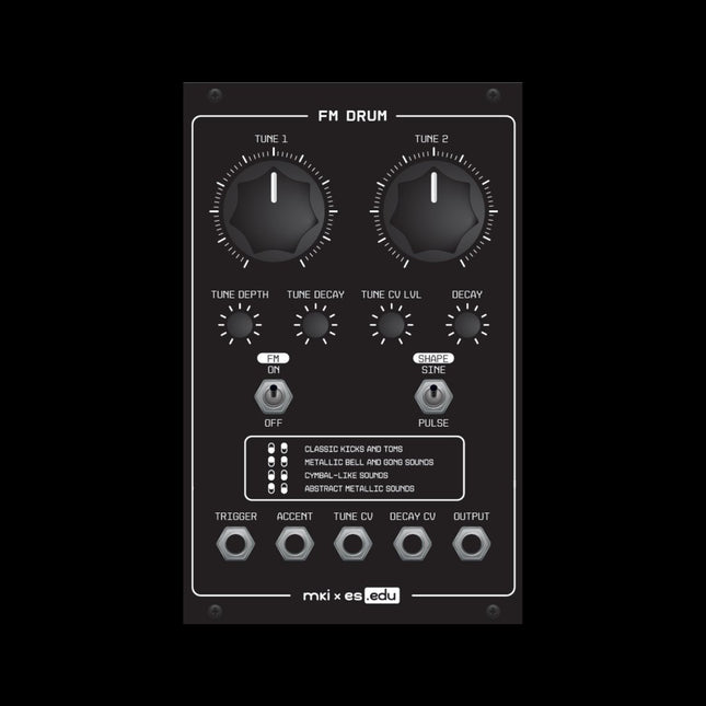 Erica Synths - EDU DIY FM Drum [DIY KIT]