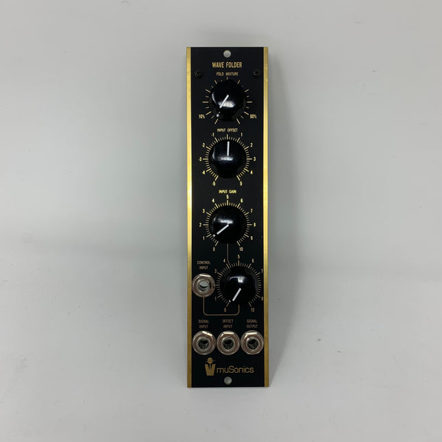 STG MuSonics - Wave Folder Black/Gold Panel