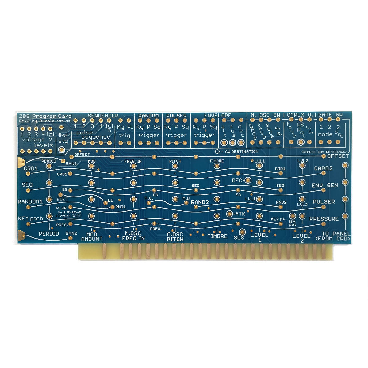 Buchla - Retro Program Card – Noisebug