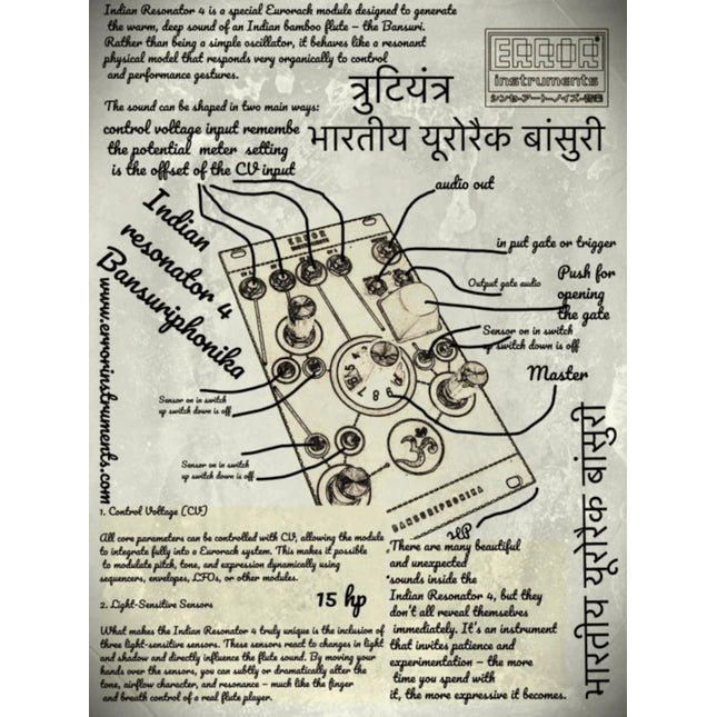 Error Instruments - Indian Resonator mk4 Bansuriphonika