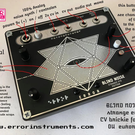 Error Instruments - Blind Noise Strange Eye ZILVER