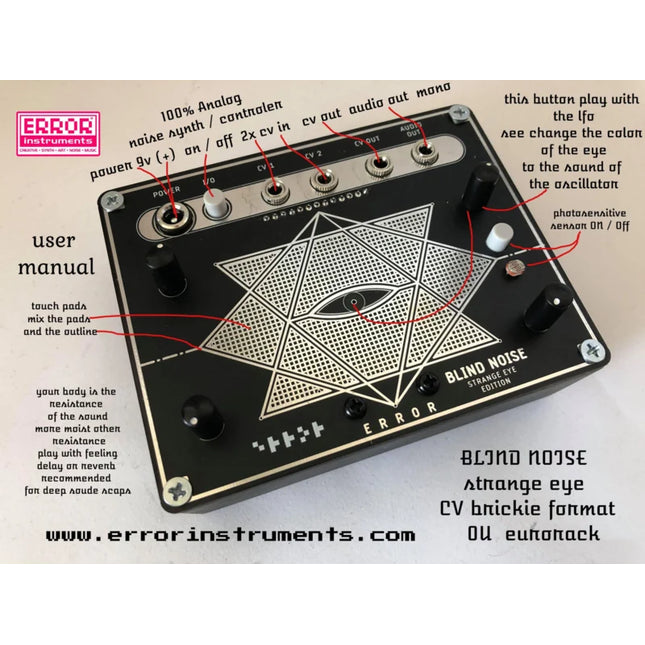 Error Instruments - Blind Noise Strange Eye ZILVER