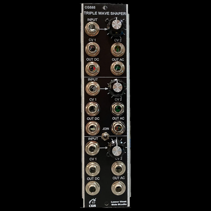 Lower West Side Studio - CGS85 Triple Wave Shaper [5U]