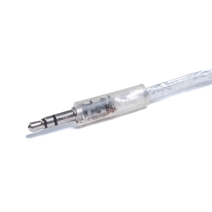 Modbang - Chrome Transparent 3.5mm TRS (3ft 2-pack)