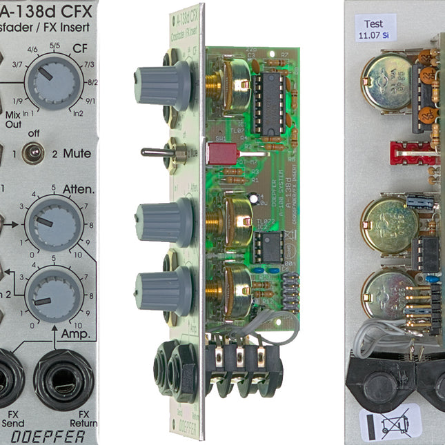 Doepfer - A-138D: Crossfader / Effect Insert Module