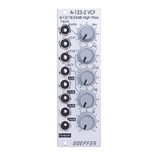 Doepfer - A-123-2: 6/12/18/24 dB Highpass Filter