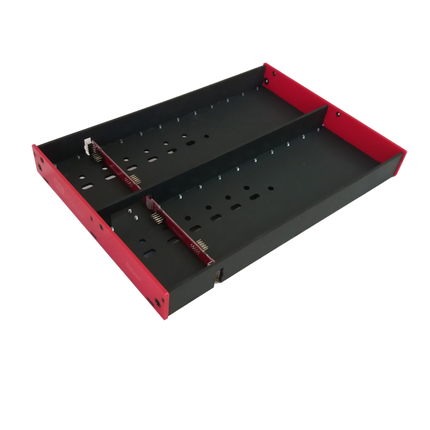 Tangible Waves - 2-Row 12x2 Case [Red Acrylic]
