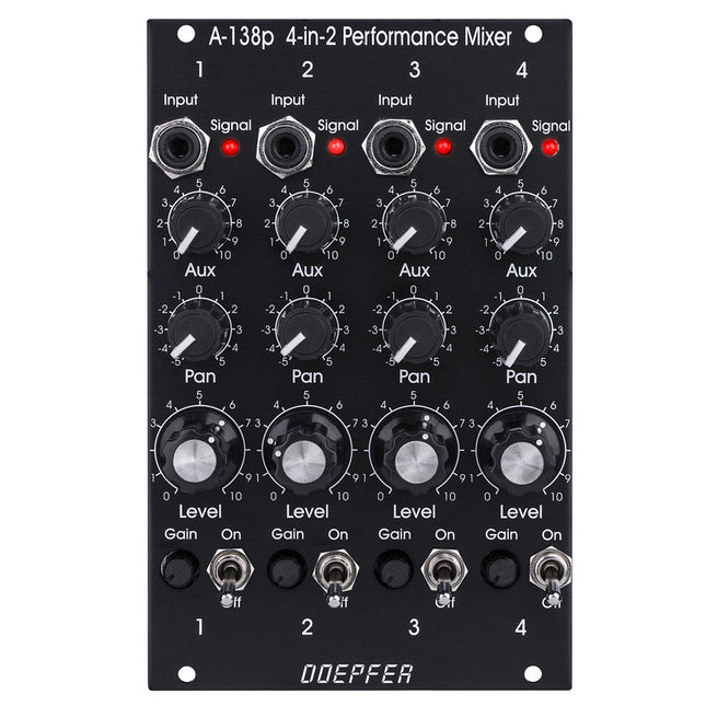 Doepfer - A-138PV: 4-In-2 Performance Mixer
