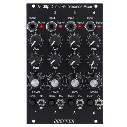 Doepfer - A-138PV: 4-In-2 Performance Mixer