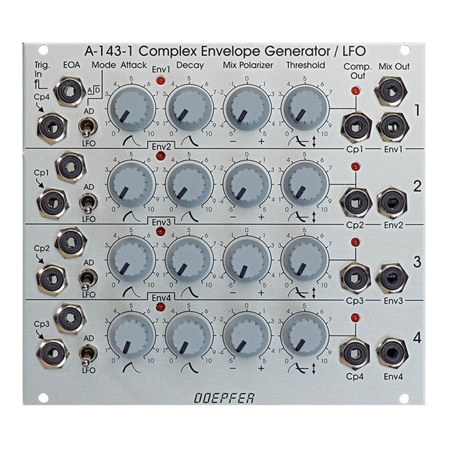 Doepfer - A-143-1: Complex Envelope Generator/Quad Ad-Generator/Quad LFO
