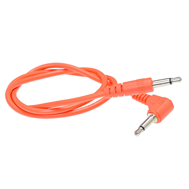 Doepfer - A-100C50A Orange Angled to Straight Eurorack Patch Cable: 50cm